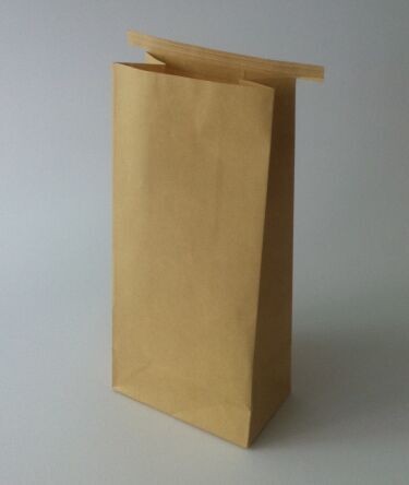 Natur-Kraftpapier-Tasche für Kaffee-/Tee-/Snack-Food-Verpackentasche mit Zinn-Bindung
