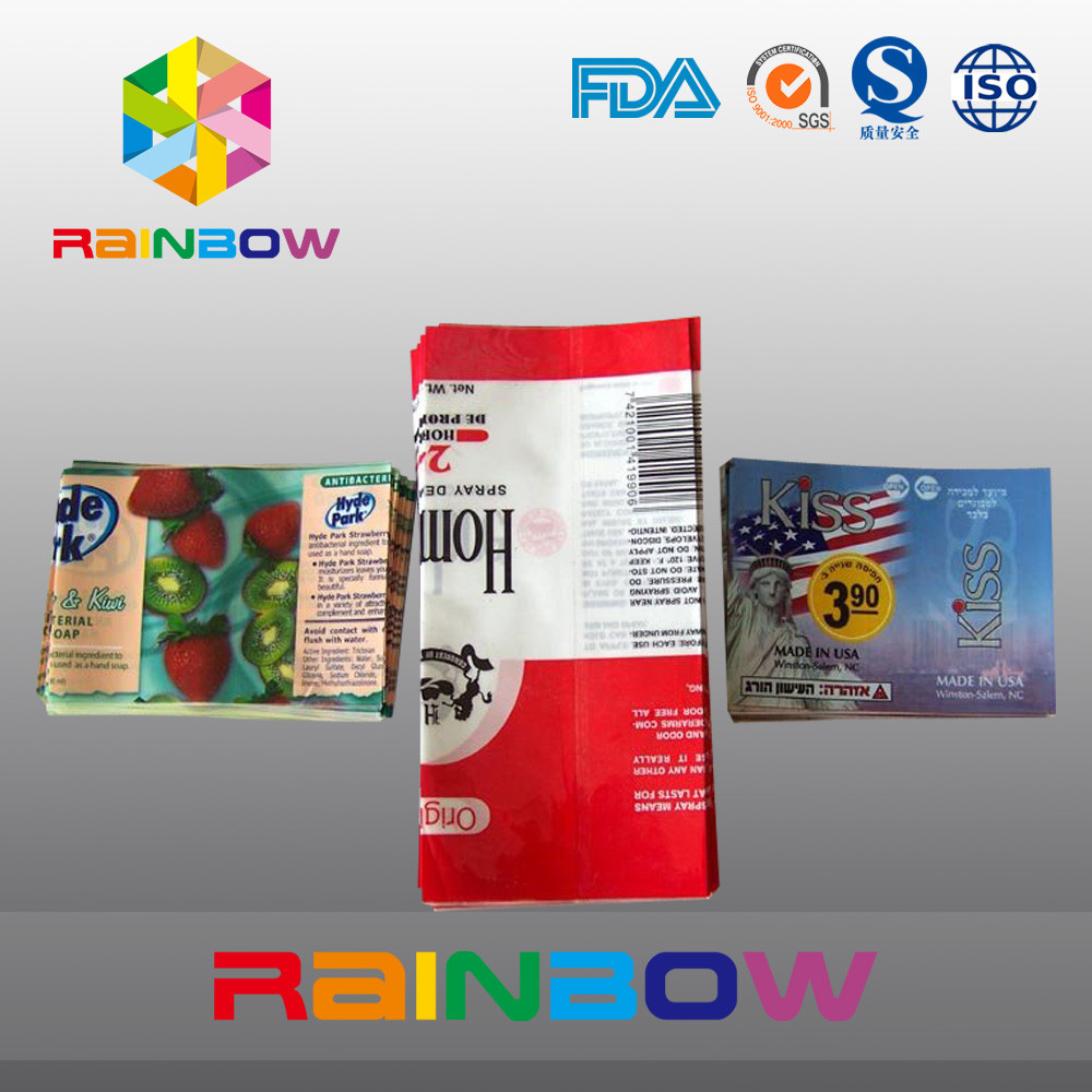 Wasserdichtes Druck-PVC-/HAUSTIER-Schrumpfschlauch-Aufkleber für Flasche