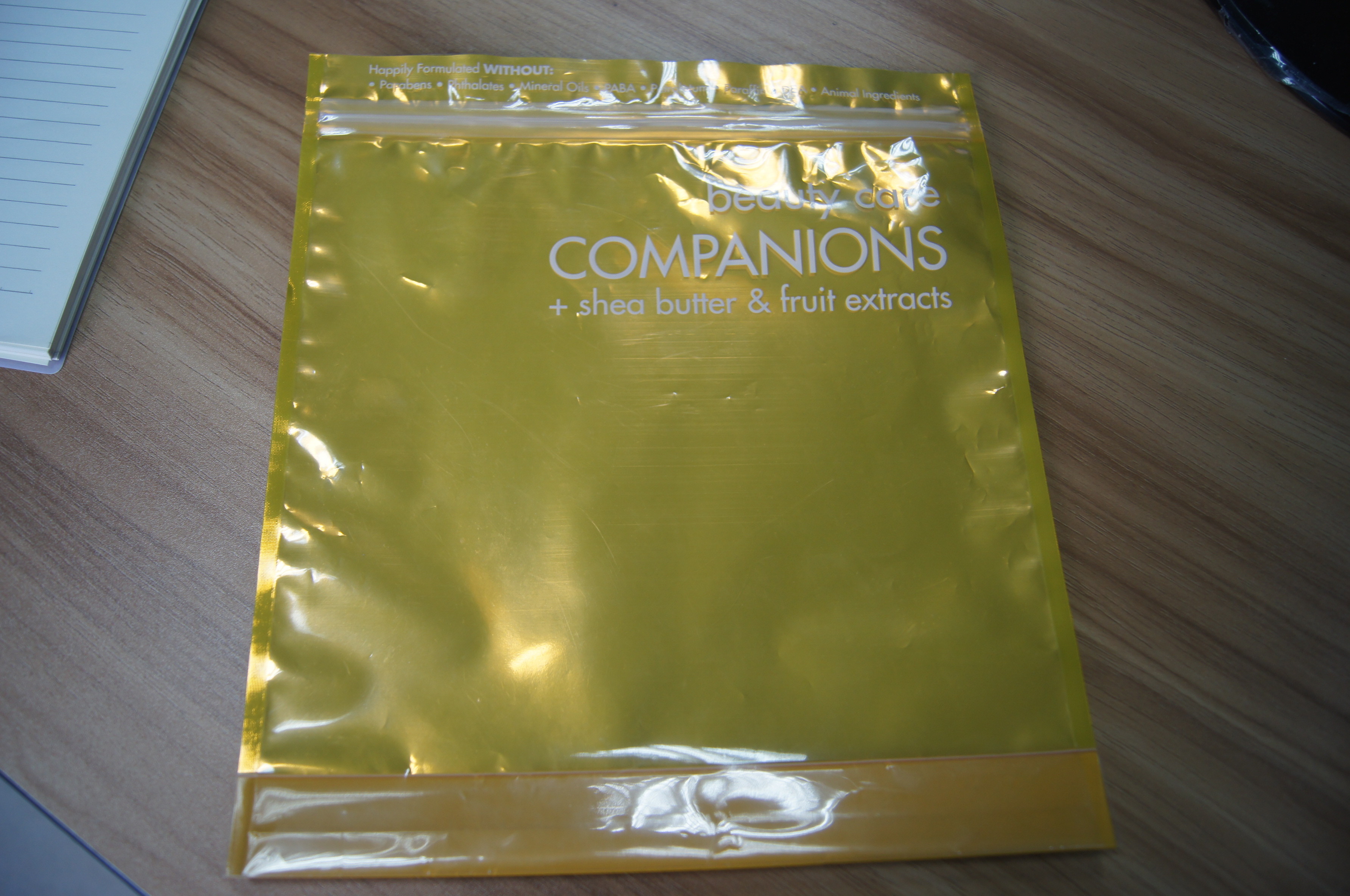 Transparente vordere Anzeigen-kosmetische Verpackenplastiktasche mit Reißverschluss