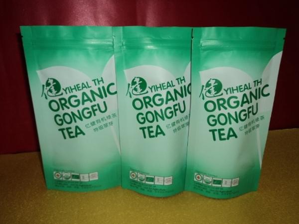 Würdevolles gebogenes Lipton-HAUSTIER/VMPET/PET Tee-Verpackentaschen stehen Up/stand herauf Tasche für Tee