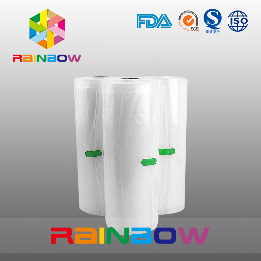 Vakuum Textur Nahrungsmittelfilmbeutel / Vakuumdichtungs-Rollenspeicher mit glatter Seite