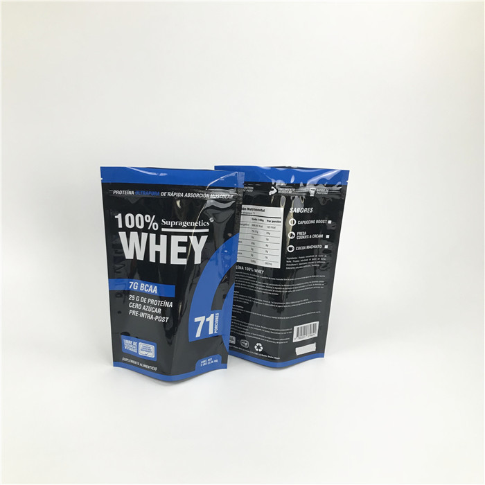 Kundenspezifische Digital, die Plastik-Nahrungsmitteltaschen-essbaren Verpackenbeutel-trockenen Nahrungsmittelreißverschluß Plastik druckt, bauscht sich