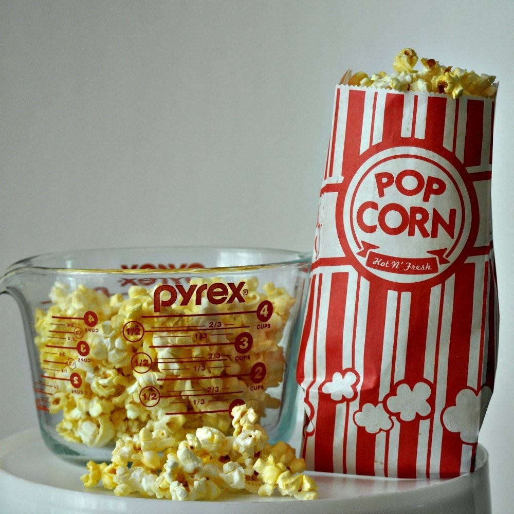 Papiertüten Karnevals-König-Paper Popcorn Bags Customized 1 Unzen-Satz von Rotem und von weißem