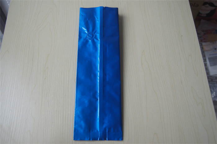 250g Plain die Druckfolie gezeichneten Teebeutel, die Seitenkeil-Kaffee-Taschen mit Ventil verpacken