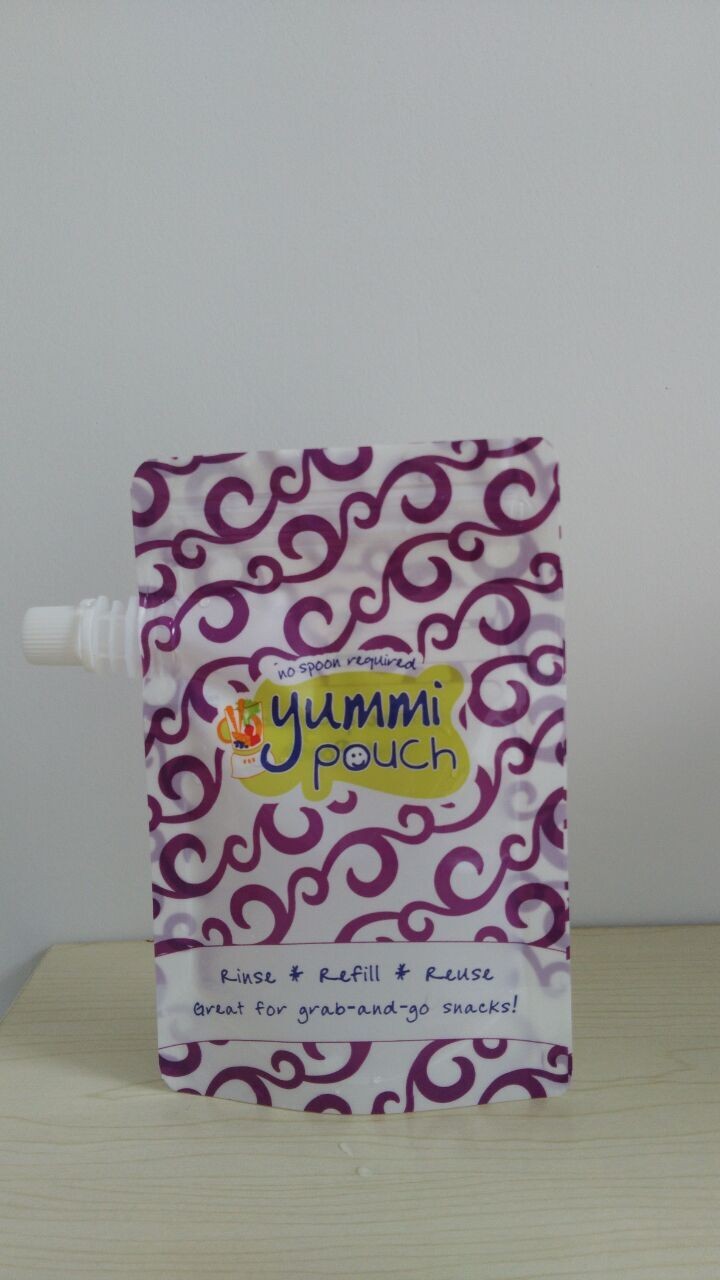 Kundengebundene 5oz BPA stehen frei oben Säuglingsnahrungs-Beutel mit Reißverschluss