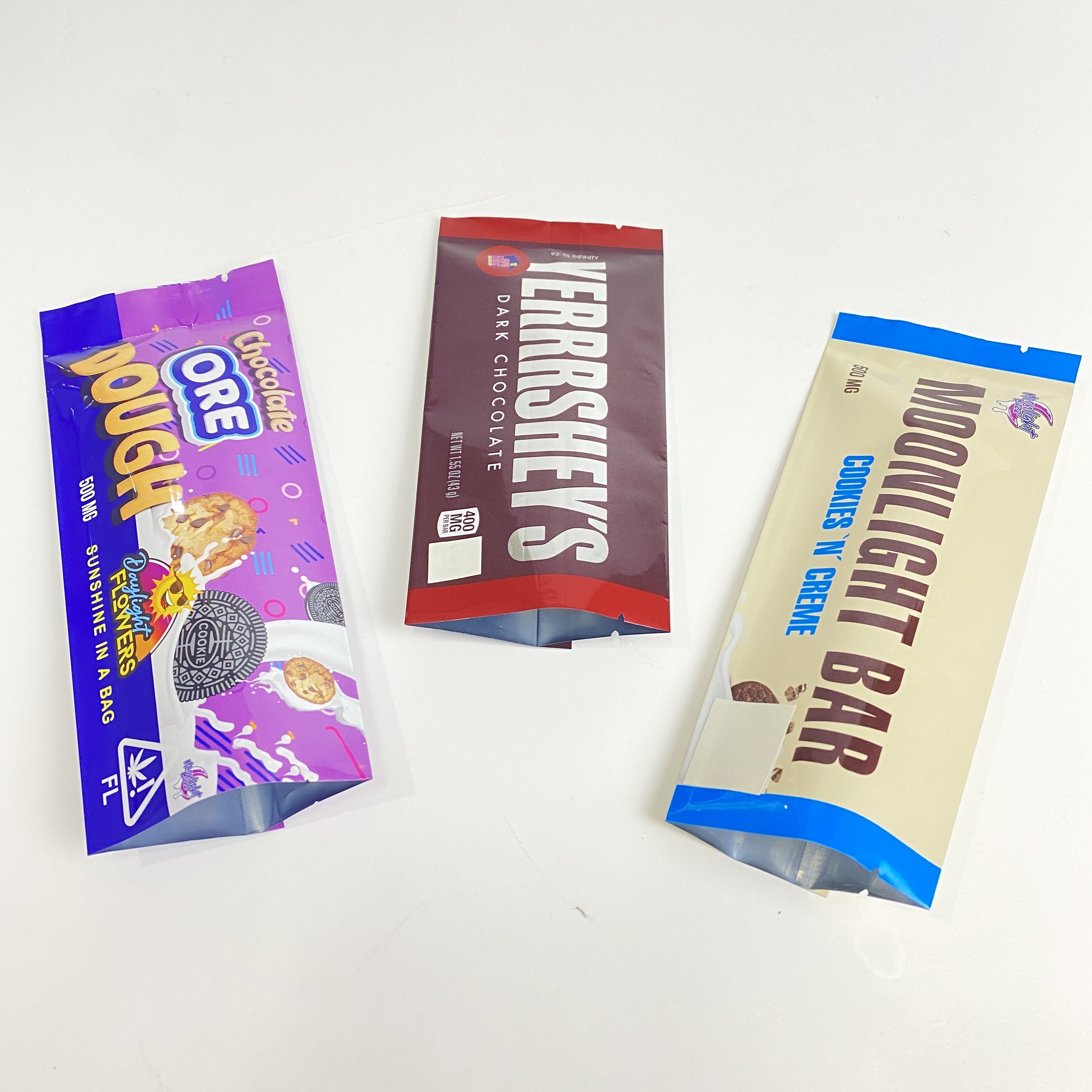 Kundenspezifischer Samen-Verpackenbeutel Logo Back Sealed Bag Candys Gummies