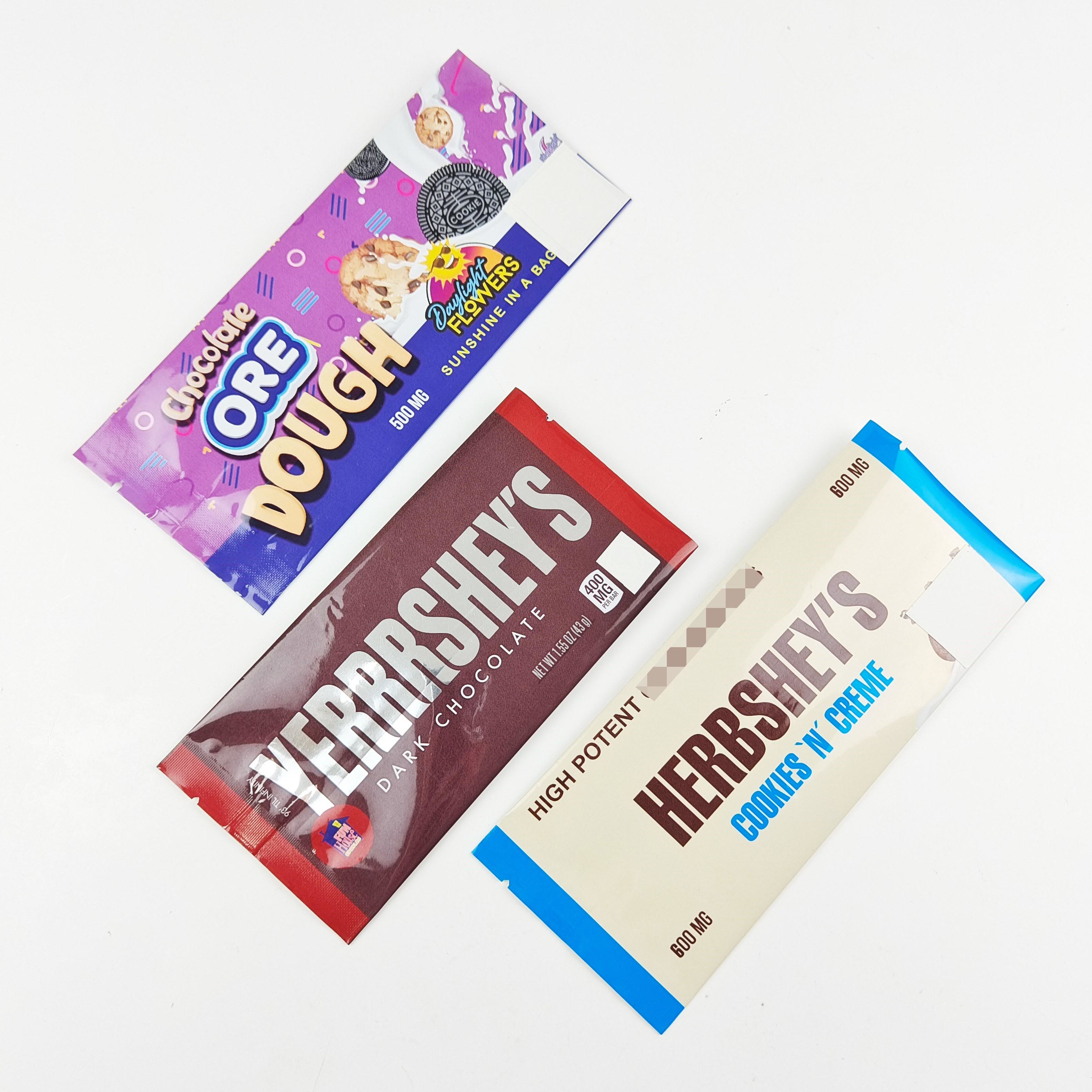 das Verpacken der Schokoladen-500mg sackt feuchtigkeitsfeste essbare Aluminiumfolie-Paket-Tasche ein