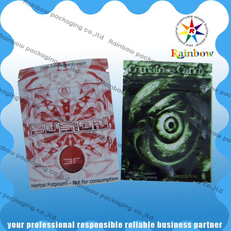 Aluminiumfolie-Plastikbeutel, die mit dem Drei-Side versiegelt verpacken