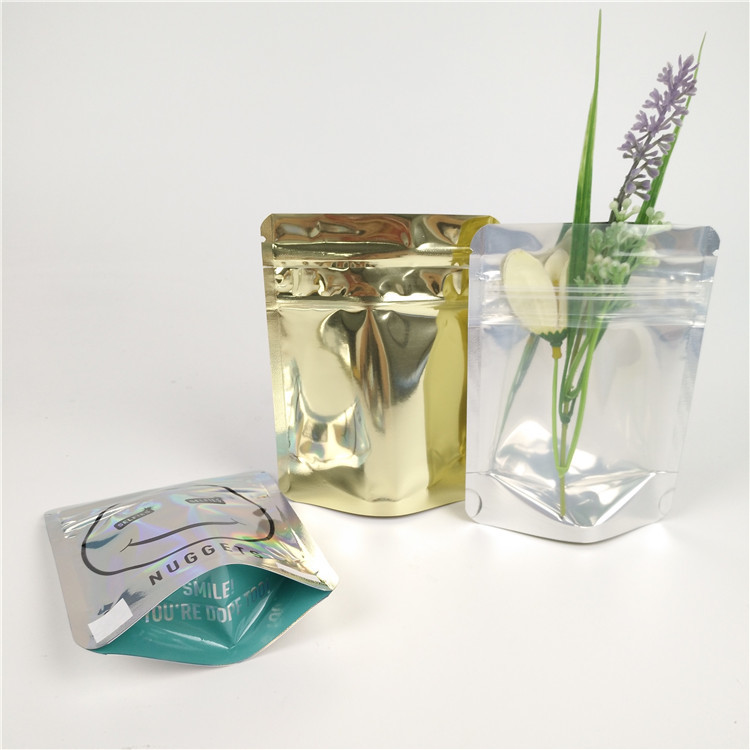 Transparente kundenspezifische Druck-Plastik sackt essbare Folien-Taschen des Geruch-Beweis-Beutel-3.5g mit Reißverschluss ein