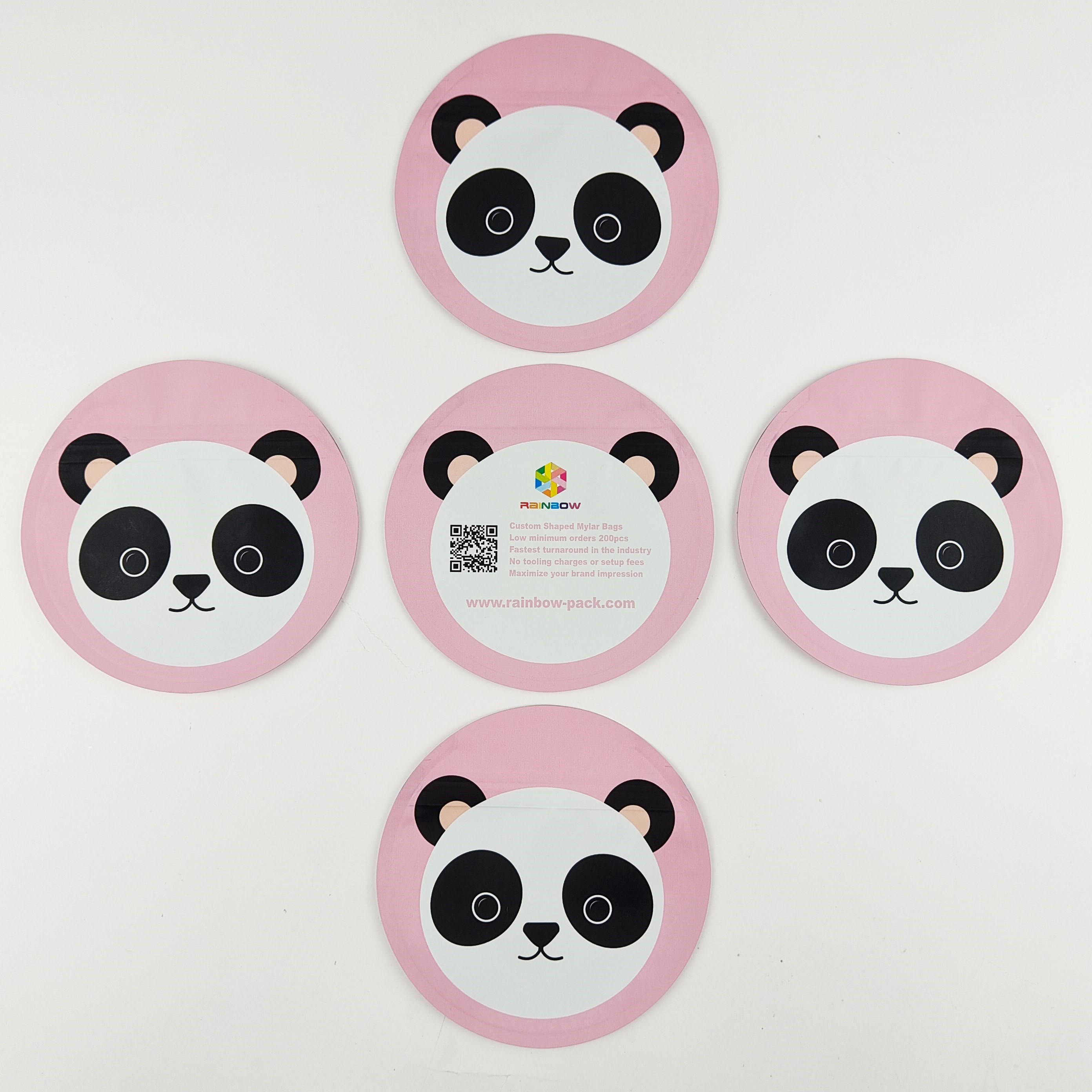 3,5 g 7 g essbare Süßigkeiten, speziell geformte Beutel, unregelmäßiger Geruchsschutz, gestanzte Mylar-Beutel