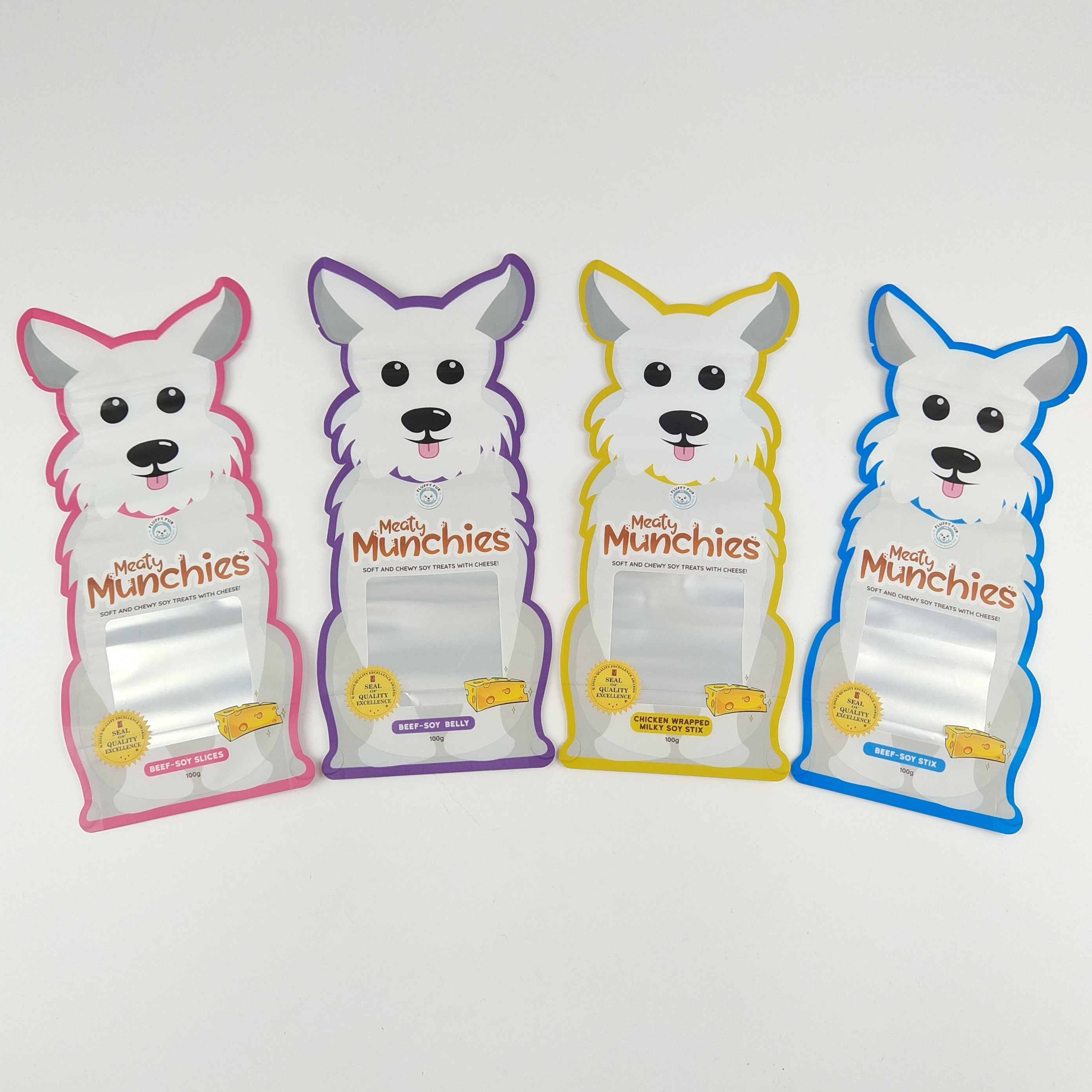 Hologramm bedruckte, unregelmäßig geformte, gestanzte Mylar-Taschen, 3,5 g – 28 g, kindersichere, geruchssichere Tasche