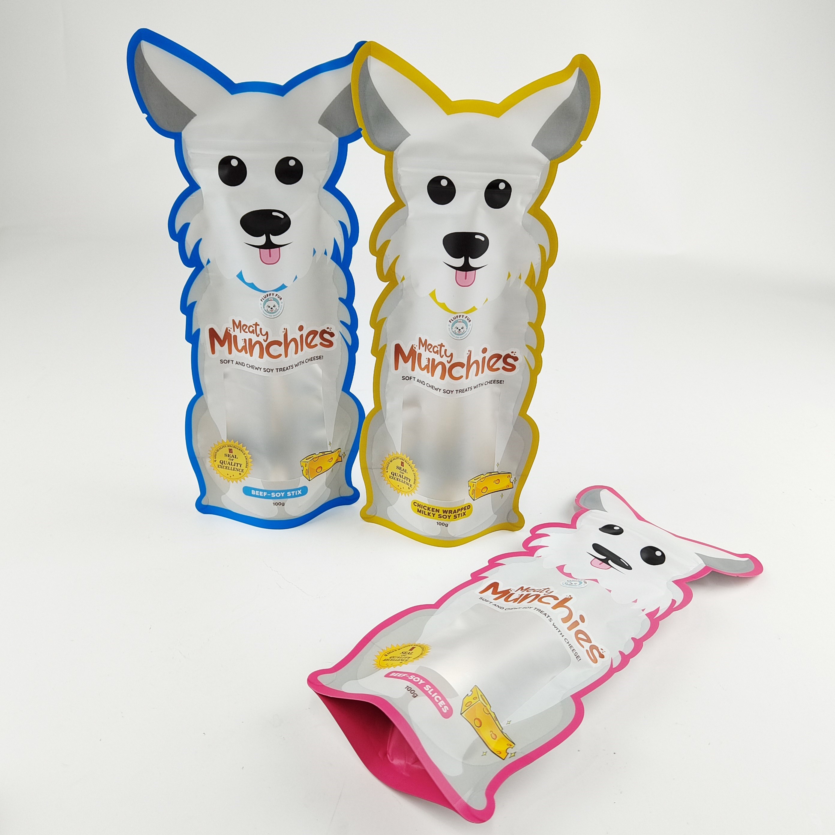 Gestanzte kleine wiederverschließbare geruchsdichte Tasche 3,5 g Keks-Mylar-Lebensmittelbeutel