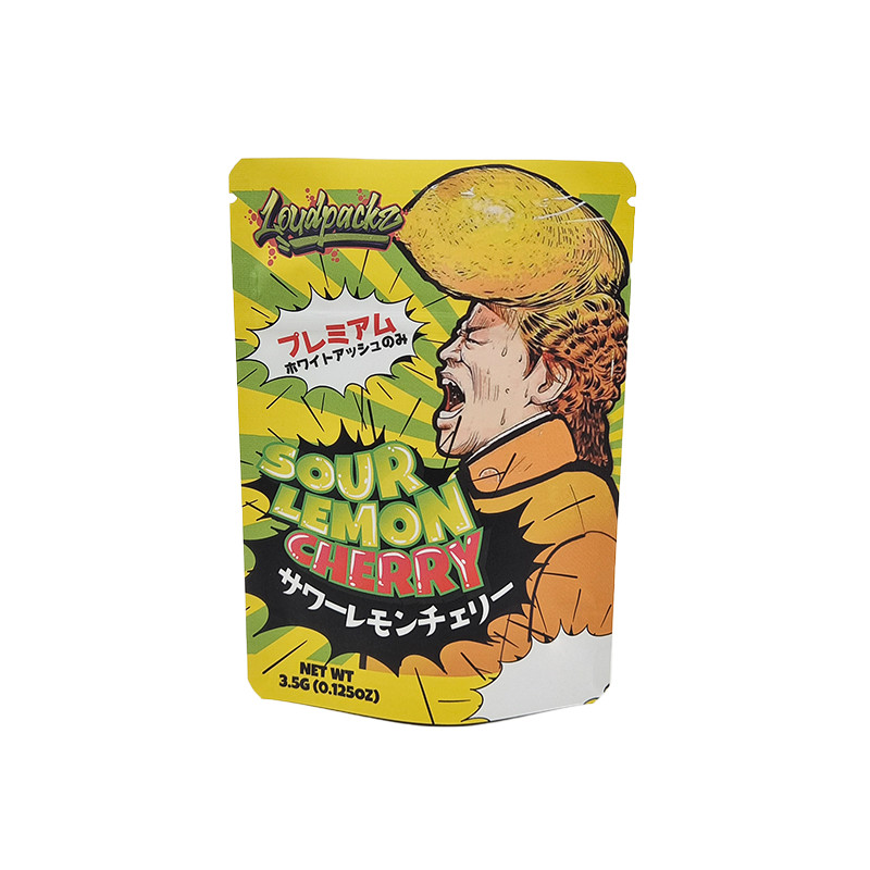 Stehen Sie oben Snack-Food-Plastiktasche-Reißverschluss-Plastik-Beutel-Verpackensüßigkeits-Plätzchen