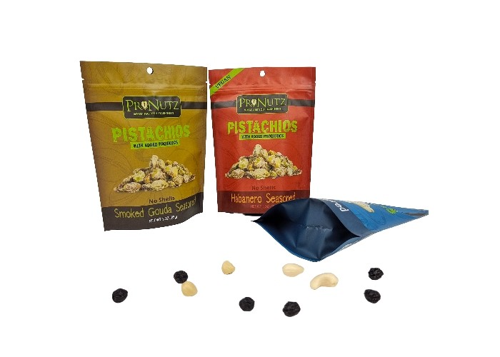 Gewohnheit 250g 500g 1kg stehen oben Tasche Matte Aluminium Food Packaging Pouch