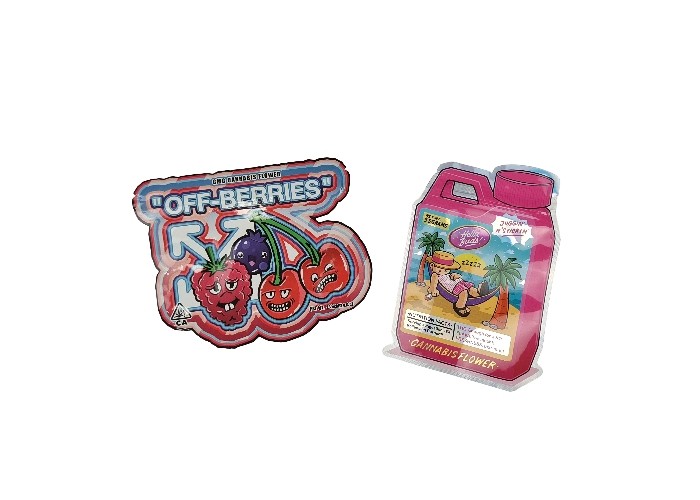 Spezieller geformter kindersicherer Zipverschluß sackt wiederversiegelbares 3.5g - Beweis-Beutel des Geruch-28g ein