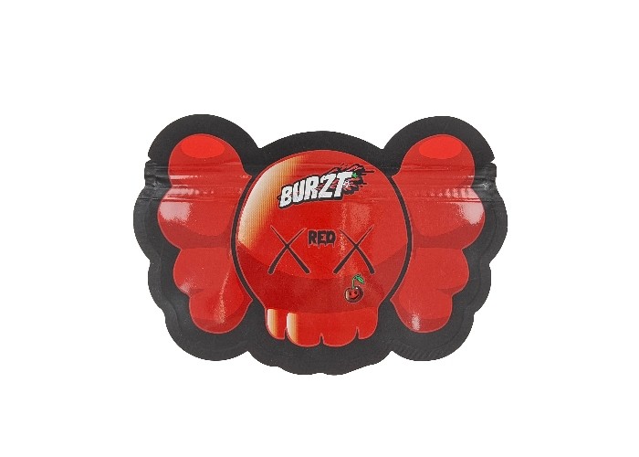 Kundenspezifische essbare Plastik Tasche Logo Printed Plastic Smell Proof-Beutel-0.125oz 1oz mit Reißverschluss