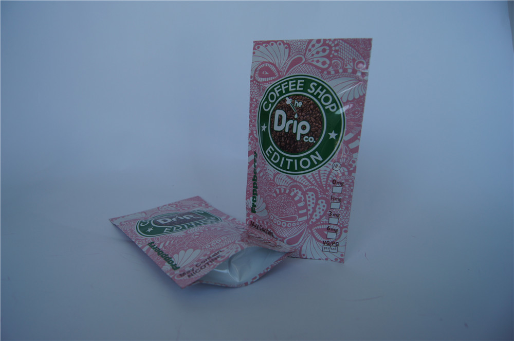 Kundenspezifisches Drucken steht oben Vape-Paket-Verpackentaschen mit Reißverschluss-/Riss-Kerbe