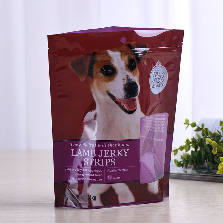Verpackentasche des Eigenmarkenhundefutters/stehen oben Reißverschlusstasche für Tierfutter