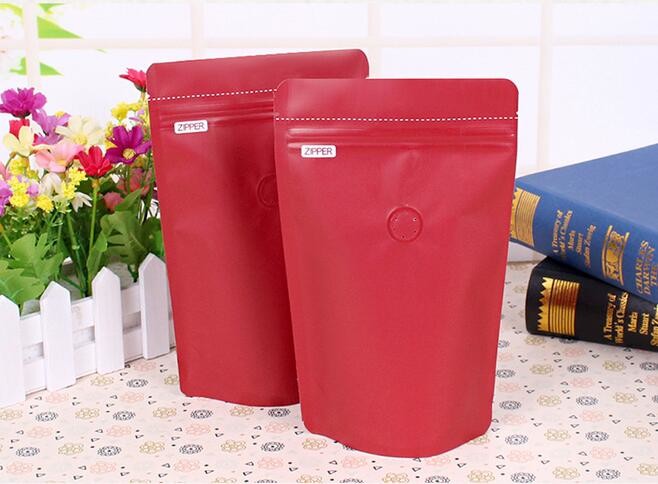 Fabrikgewohnheit druckte Aluminiumfoliepakettasche/doypack/Fastfood- Beutel für den Kaffee, der 12OZ, 1kg verpackt