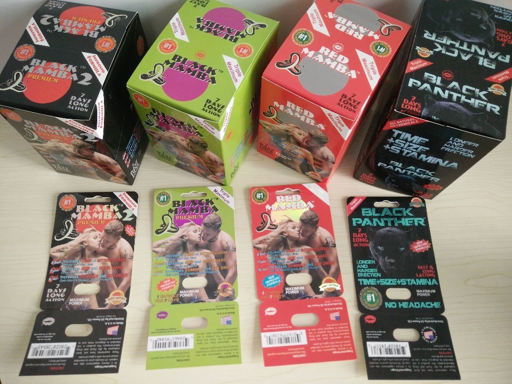 Heißes Verkauf Nashorn-männliche Verbesserungs-Pillen, die Karte und Schaukarton mit Effekt 3D verpacken