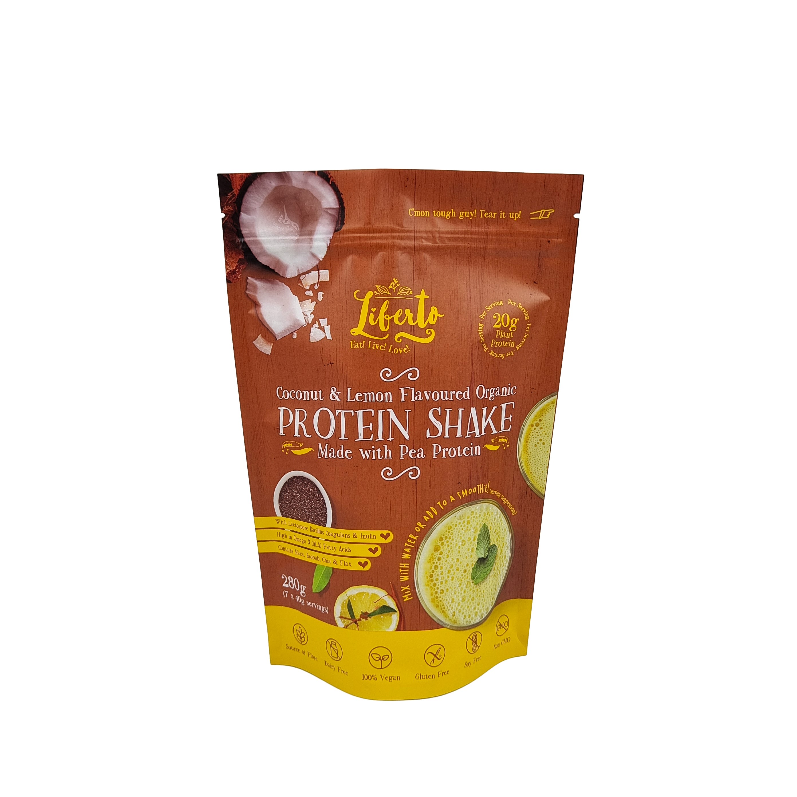 Anpassungsdruck Aluminiumfolie Ziplock Plastiktüten für die Pulverververpackung Ziplock Stand-Up-Tasche