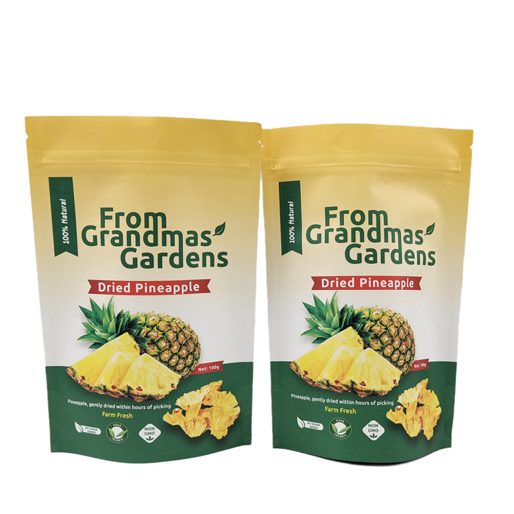 Besonders gedruckte wiederverwendbare Goldmarke Kraftpapierbeutel Digitaldruck Öko-freundliche Mylar-Taschen