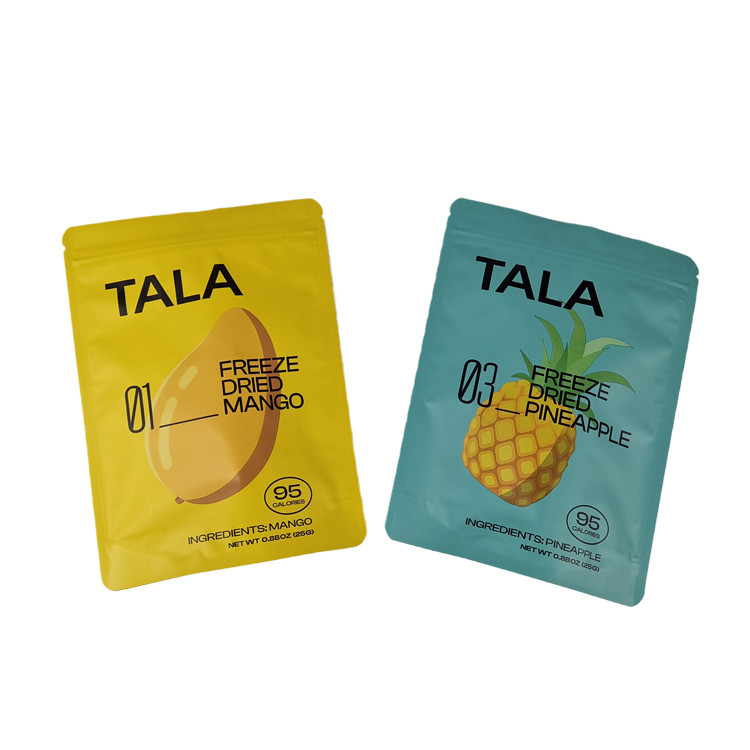 Niedrige MOQ Maßgeschneiderte Cashewnüsse Trockenfrüchte Snack Lebensmittel Verpackungstüten Weichberührung Mylar Tasche