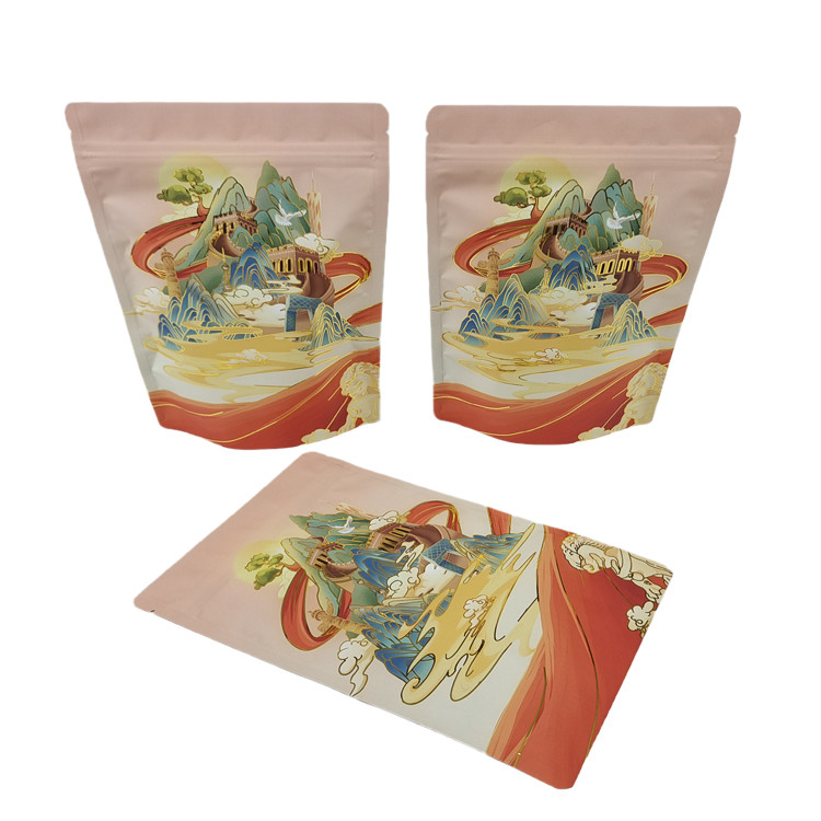 Bestseller Custom Soft Touch Mylar Bag Stand Up Aluminiumfolie 3,5 g Geruchsdicht Protein Kaffee Gewürze Mehl Verpackung Po