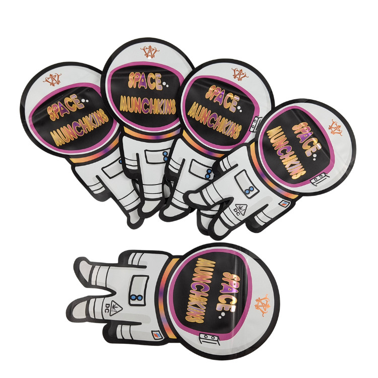 3.5-g, 7-g, 14-g, Aufstehen Tasche, Kautschuk, Essbare Verpackung, Mylar-Aluminiumfolie, Kindersicherung, Ziplock-Taschen