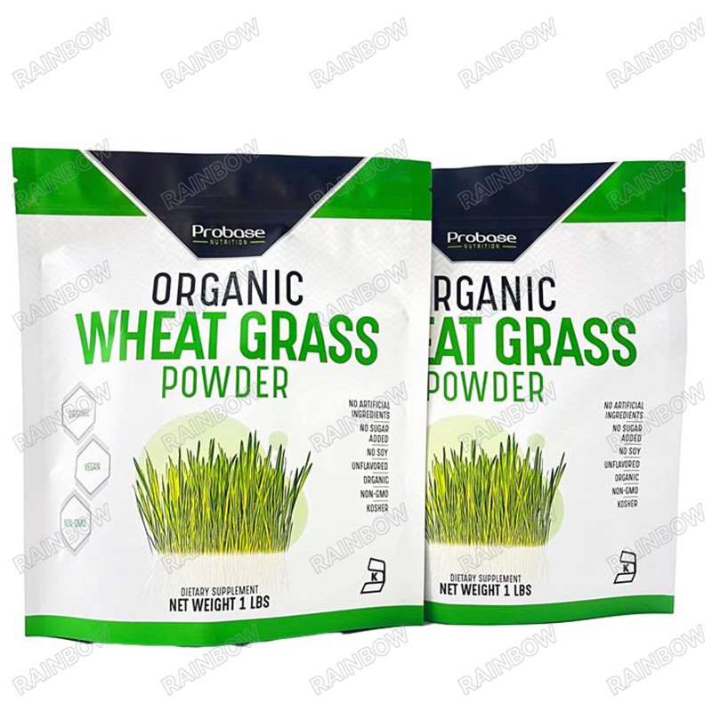 Besonders gedruckte wiederverwendbare Zip Lock Plastikverpackungstüte Stehen Sie auf Tasche Essbare Lebensmittelverpackung Geruchschutz Klarfenster Myl