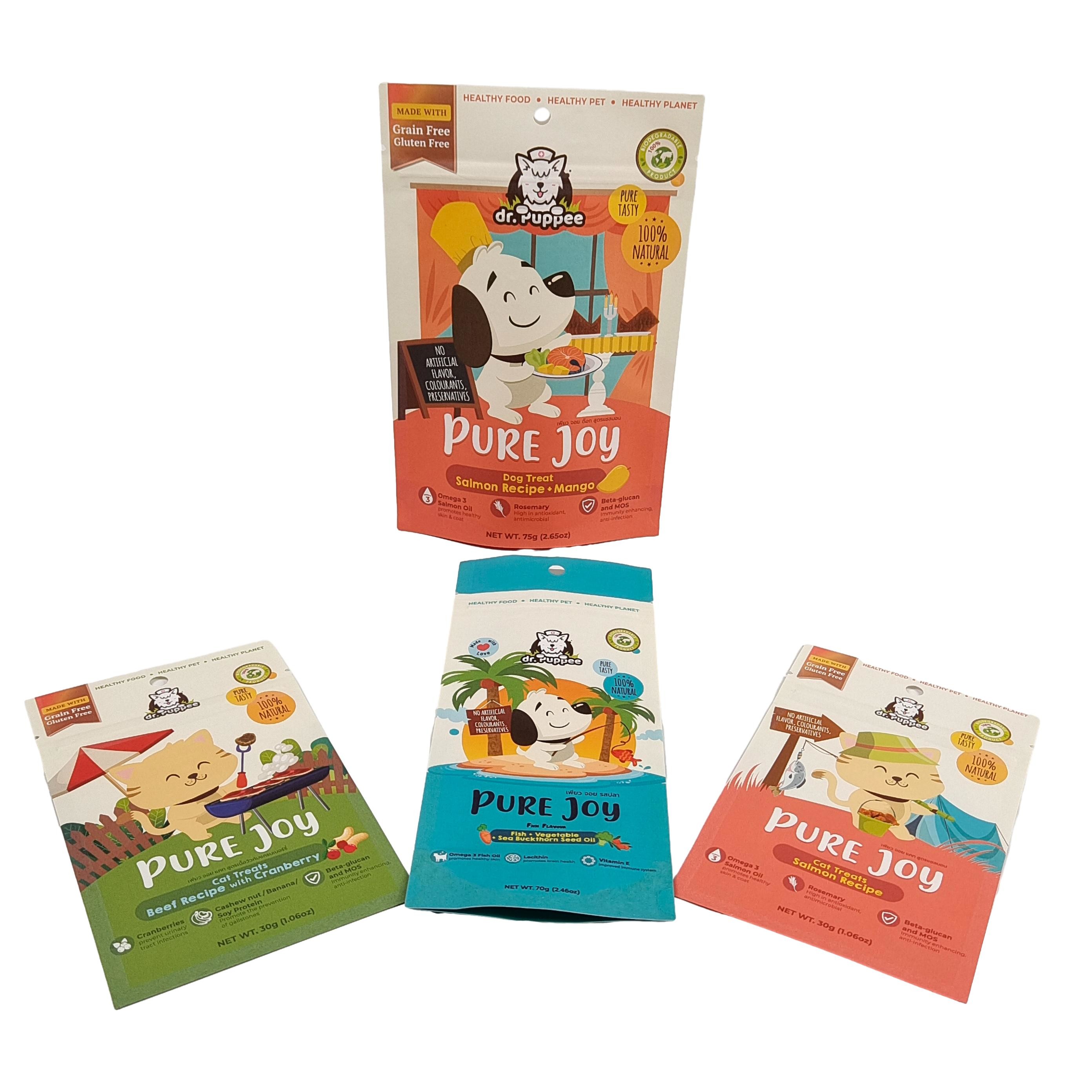 Warmverkauf Braun Recycling Custom Printed Eco Friendly Reißverschluss Stand Up Tasche Getrocknete Früchte Packungstüten biologisch abbaubare Kraft Pa