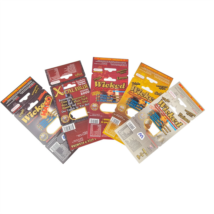 100% biologisch abbaubarer, eigener weißer Karton-Papier-Kasten Bestseller Königlicher Honig Verpackungspapier-Kasten für Männer-Verbesserung