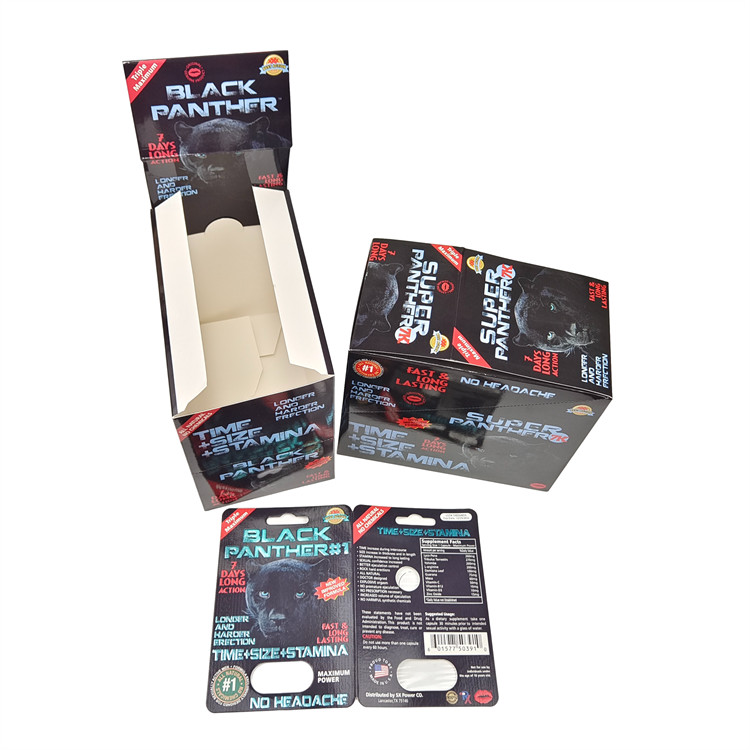 Großhandel Nashorn Honig Druck Gold Geheimnis Wunder Honig 3d Papier Karten Anzeigebüro Honig Beutel Verpackung