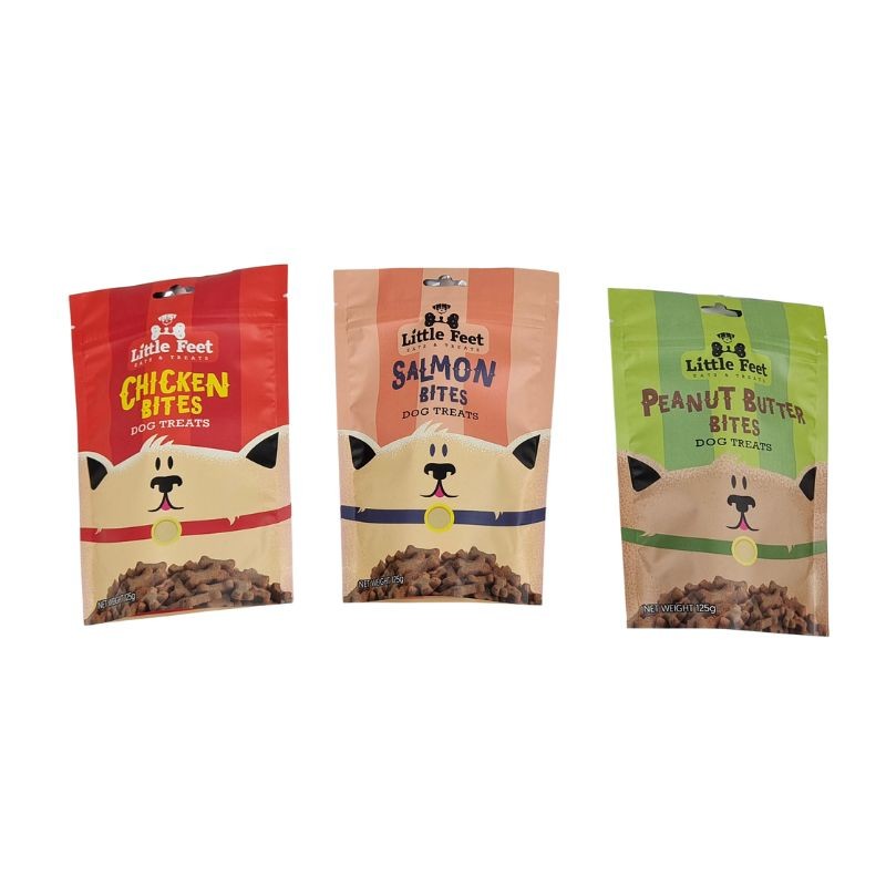 Speziell gedruckte flache Snackbeutel mit matter Oberfläche für Lebensmittelverpackungen