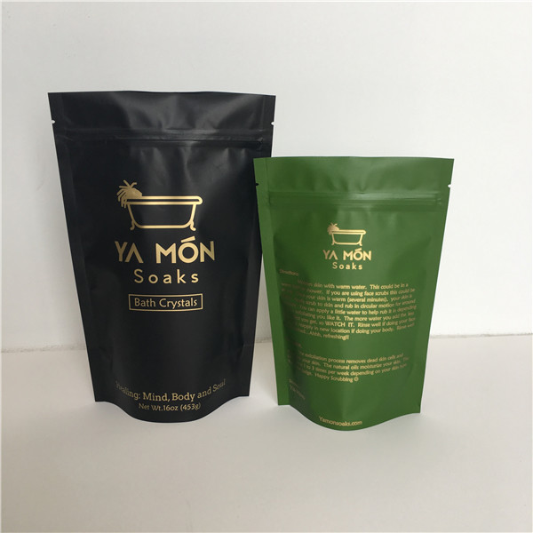 Stand-up/Doy Pack Body Scrub Bag Folienbeutel Verpackung zum Verpacken von Badsalz