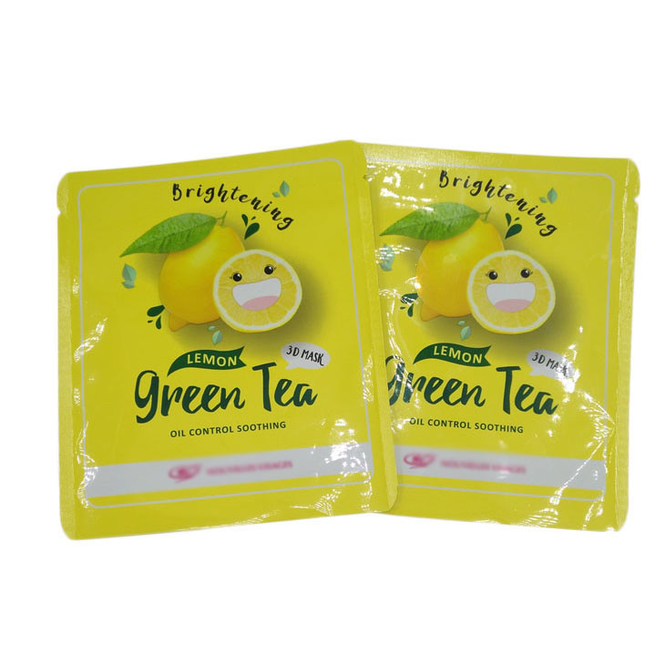 Wärmesiegel Kleingröße Drei-Seiten-Siegel-Taschen Flachprobenpakete für Gesichtsmasken