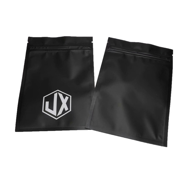 Matte schwarze Drei-Seiten-Siegelkabel USB Plastikverpackungstüten mit Reißverschluss