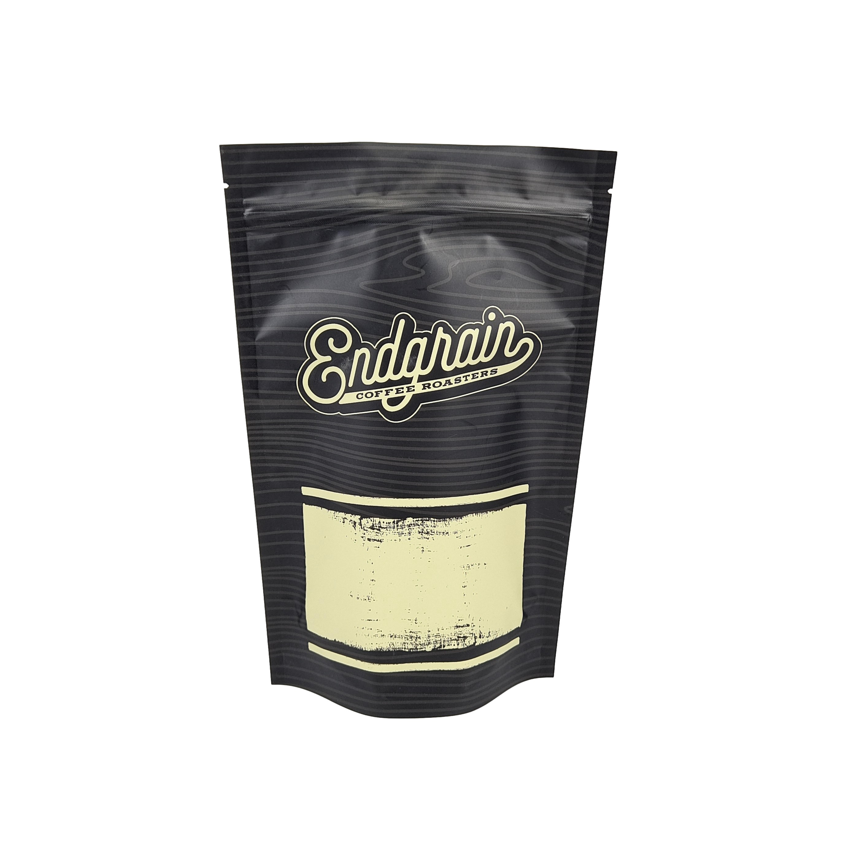 Feuchtigkeitsfeste, maßgeschneiderte Mylar-Plastik-Stand-up-Tasche Matte Getrocknete Kaffeebohnen Ziplock-Verpackung