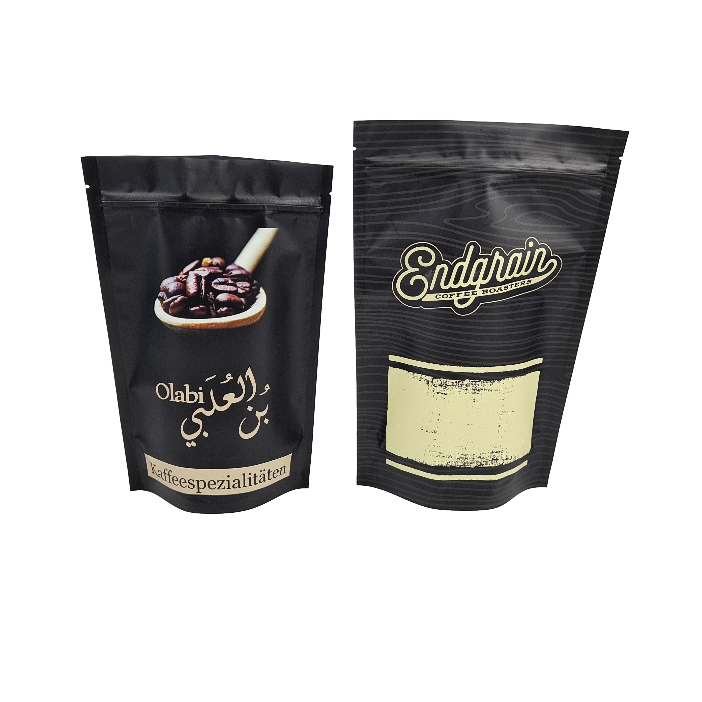 Wärmeversiegelte Lebensmittel-Doypack-Taschen mit Ventilen