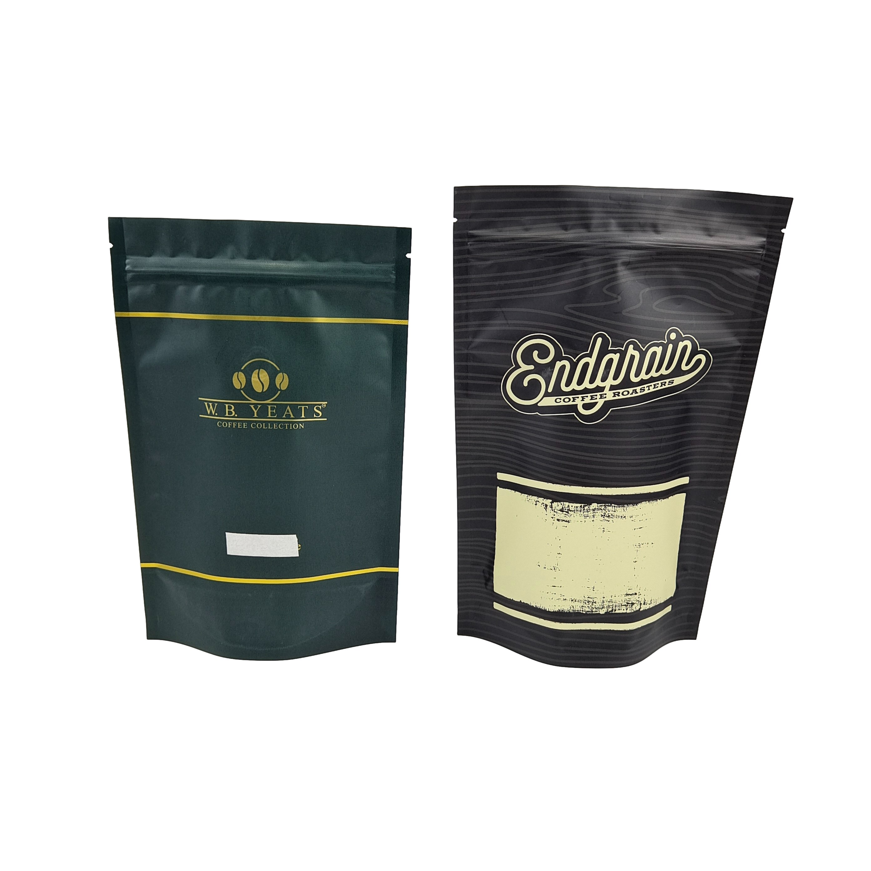 Ziplock-Folientaschen Matte/ glänzende Aluminiumfolien-Taschen Custom gedruckte wieder verschließbare Tasche Zip Lock Doypack