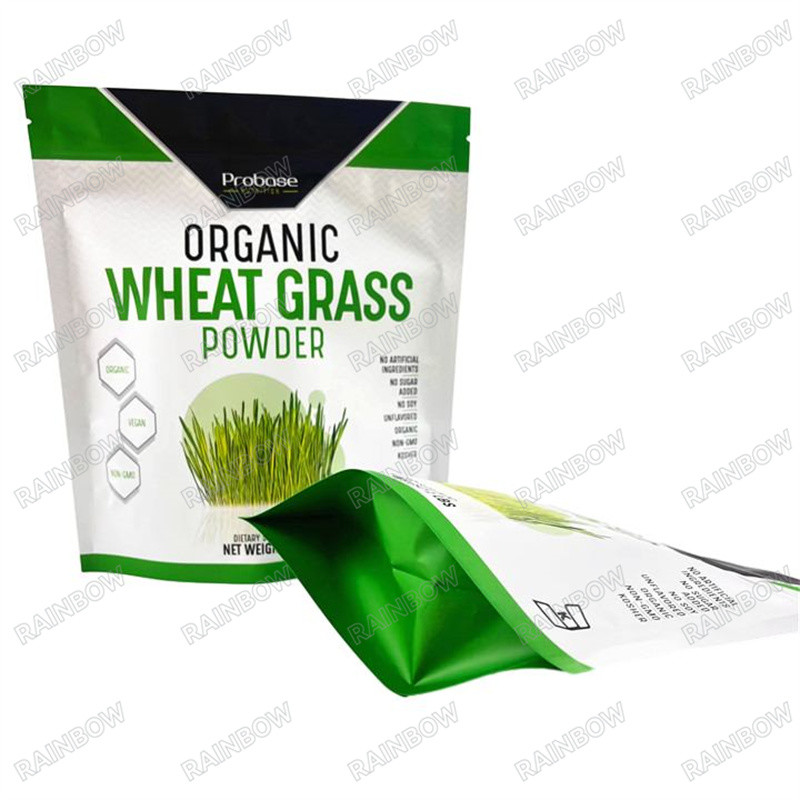 Öko-freundliche Kraftpapiertüten Pla Material Zip Lock Tasche mit Logo Stehen Sie auf Tasche Langlebige hochwertige Verpackung Tasche Stan