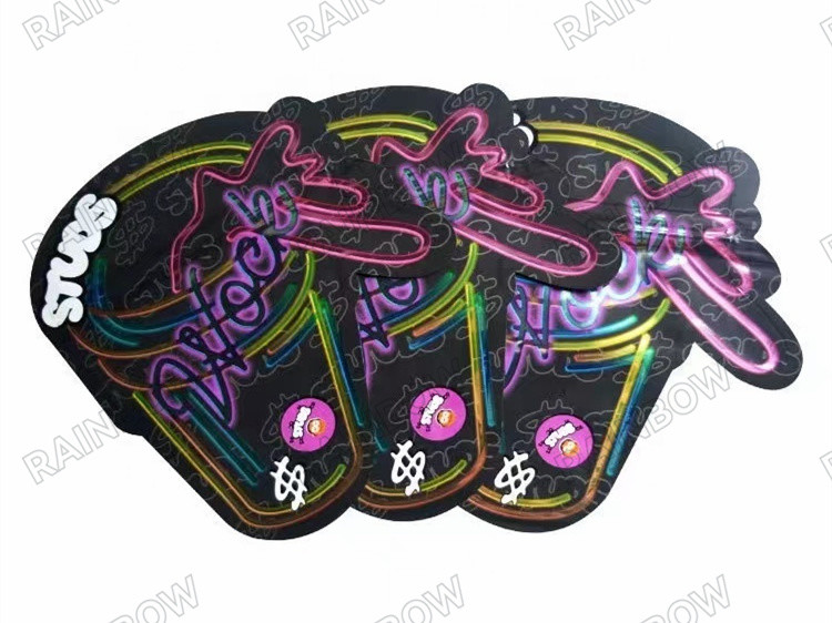 Geruchsfeste Kräuter Weihrauch Verpackung Zip Lock Mylar CBD Öl Unkraut Hanf Beutel Gravure Druck