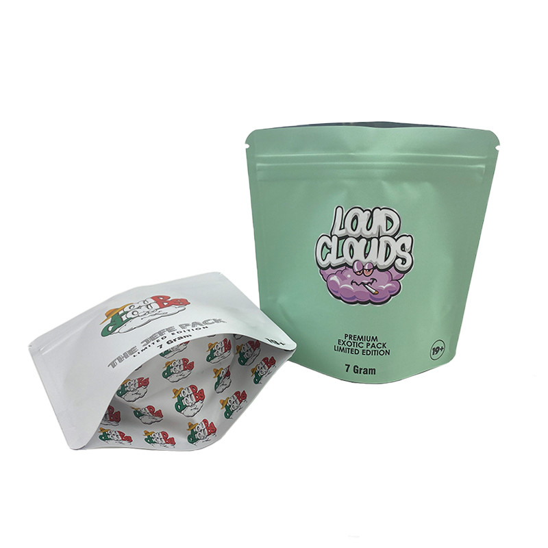 angepasste Farbpflanzliche Weihrauchverpackung mit PET-Materialstruktur für CMYK-Farbtyp