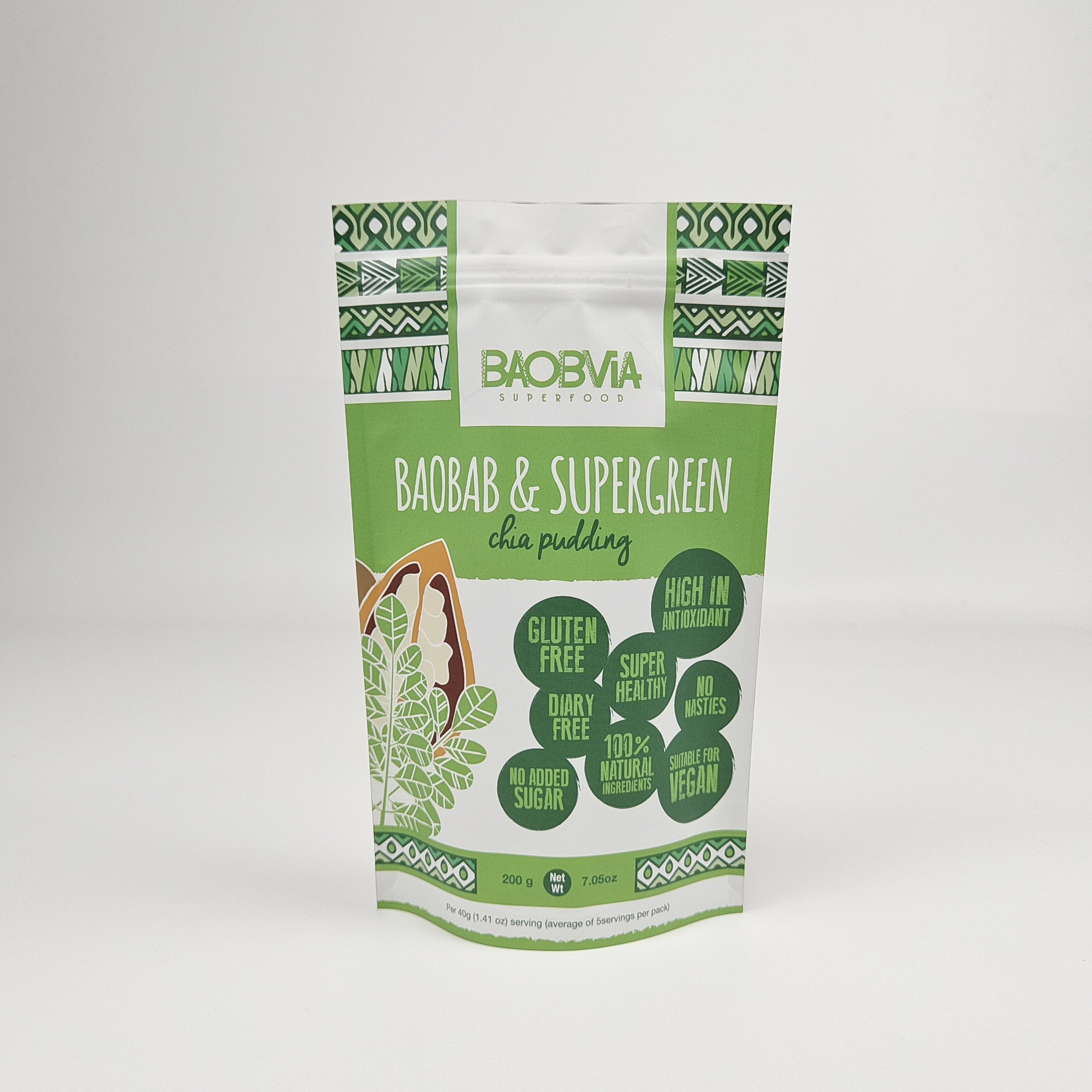 Maßgeschneiderte Lebensmittelverpackung Ziplock Siegel Taschen Matt Stehen Tasche Reißverschluss Taschen für Kaffee Molkerei Milchpulver Cookie Zucker