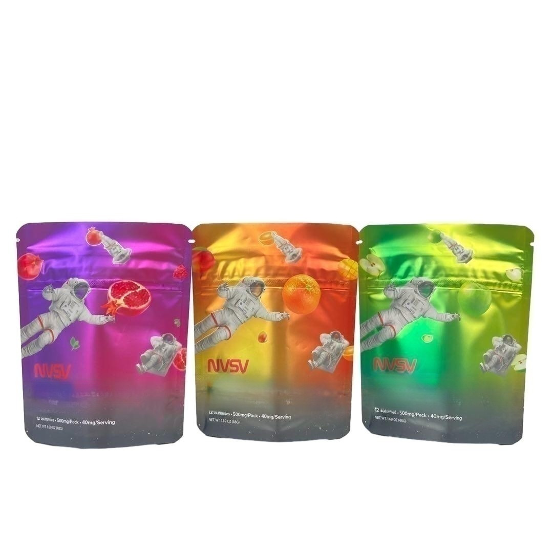 3.5 Gramm Plastiktüten Verpackung Kundennachzeichnung Druck CBD-Cookies wieder verschließbar k