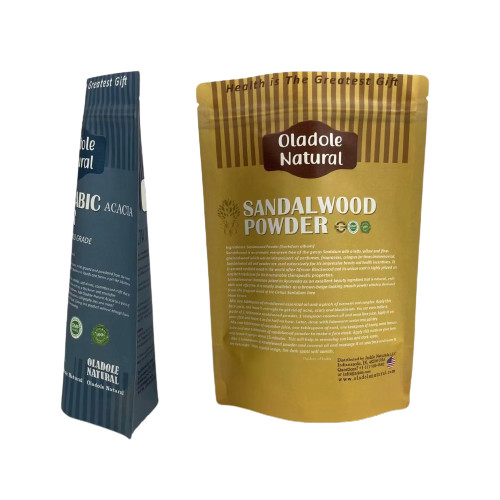 Kraft Braun Papier Snack Tasche Verpackung Stehen Tasche Flachen Boden Mit Reißverschluss