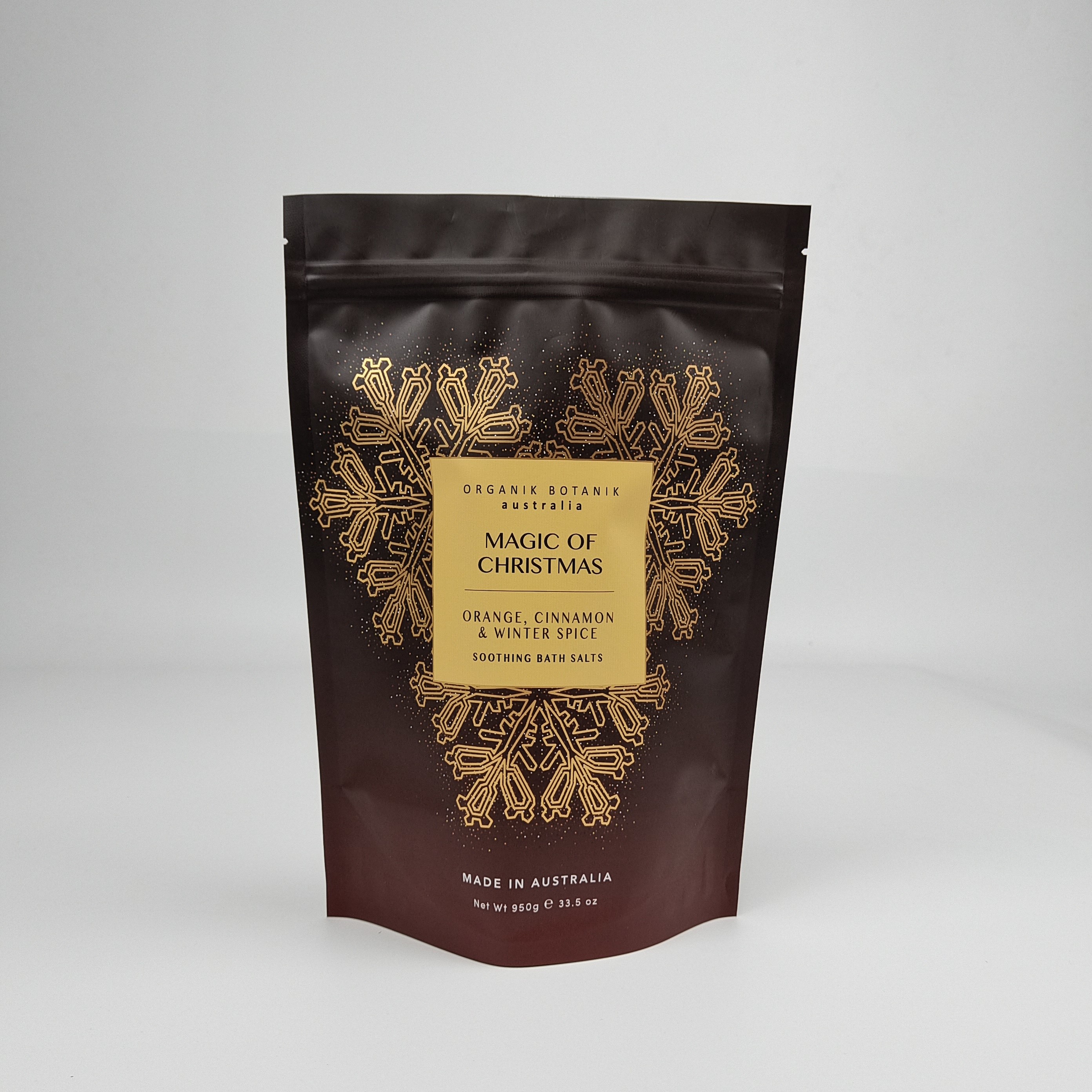 Matte Druckbadsalze Verpackung Reißverschluss Plastiktüte Badsalz Körperschrubb Stehbeutel mit Reißverschluss