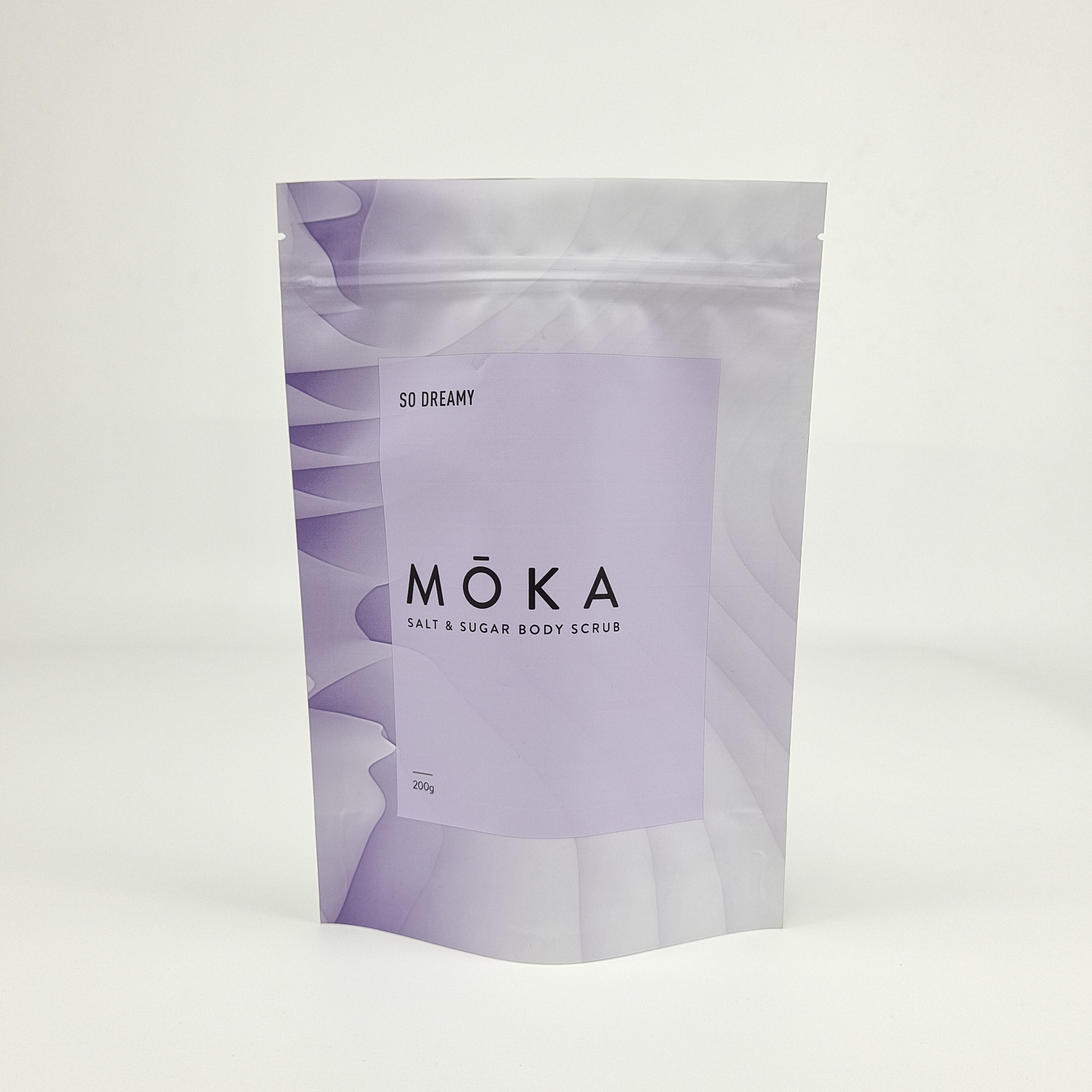 Anpassungs-Digitaldruck Kraftpapierbeutel Stand-up Ziplock Aluminiumfolie-Taschen für Kaffee-Körper-Scrub-Verpackung