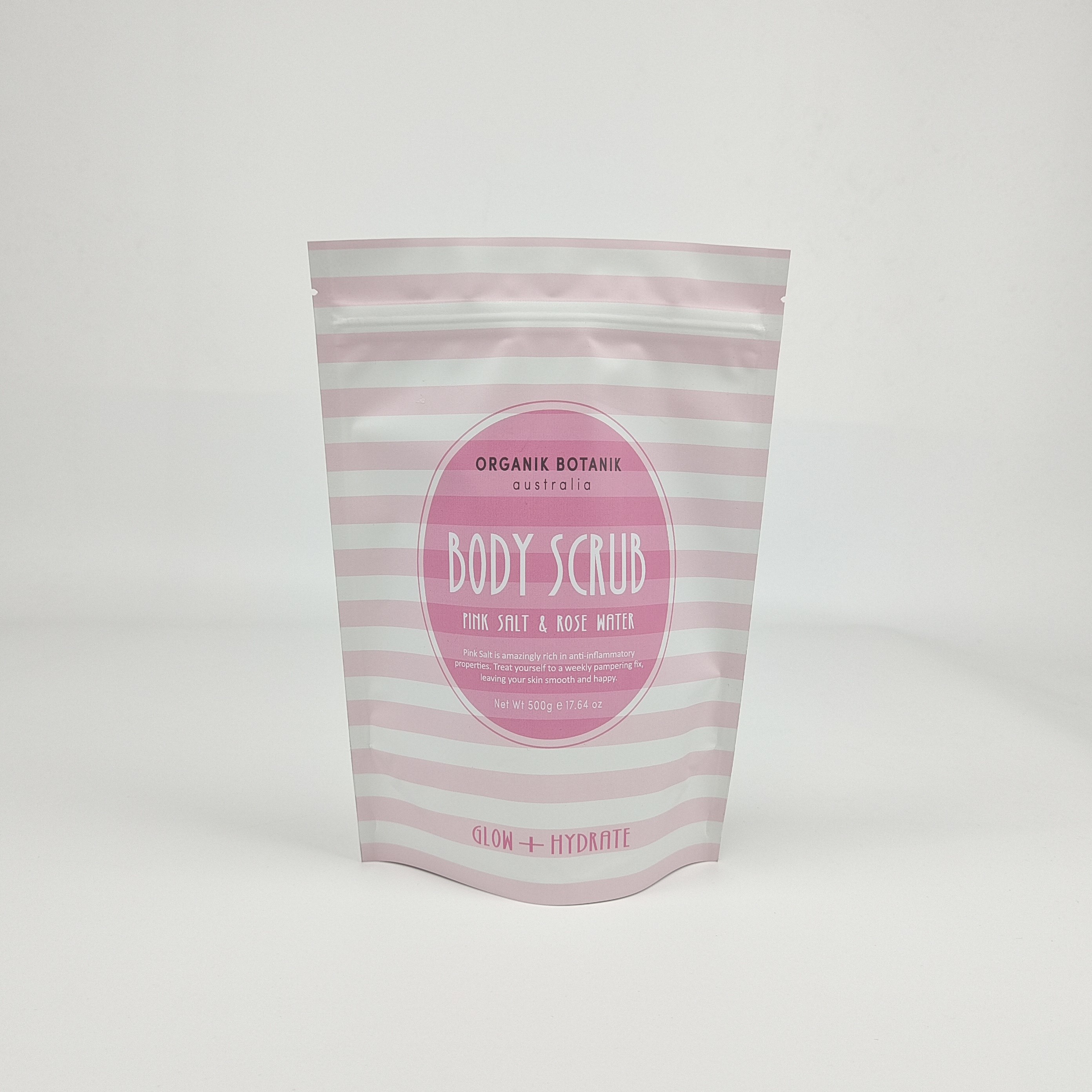 Individuelle Verpackung Stand-up Zipper-Tasche Plastiktüte für Körper-Scrub-Badezimmer Salz-Packung Kaffee-Körper-Scrub-Tasche