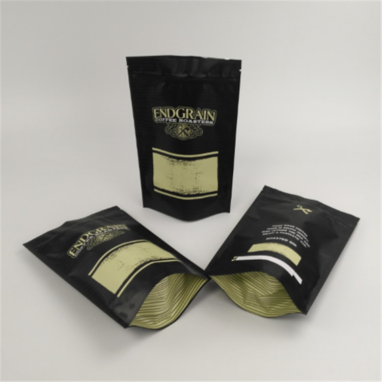 Fabrikgroßhandel Stand-up-Tasche mit Reißverschluss angepasste Größe und Farben verfügbar Verpackungstaschen